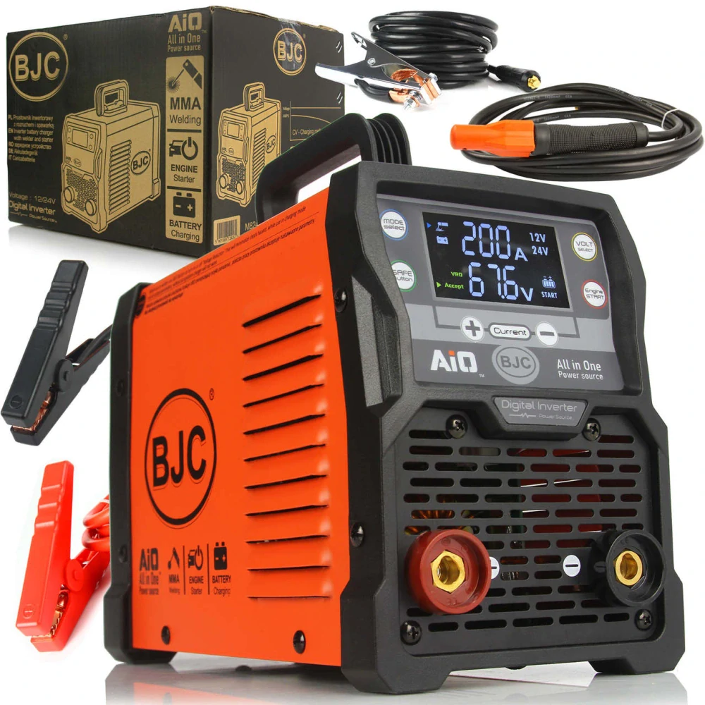 BJC M82499 Invertorová zváračka IGBT 200A nabíjačka štartovanie 3v1