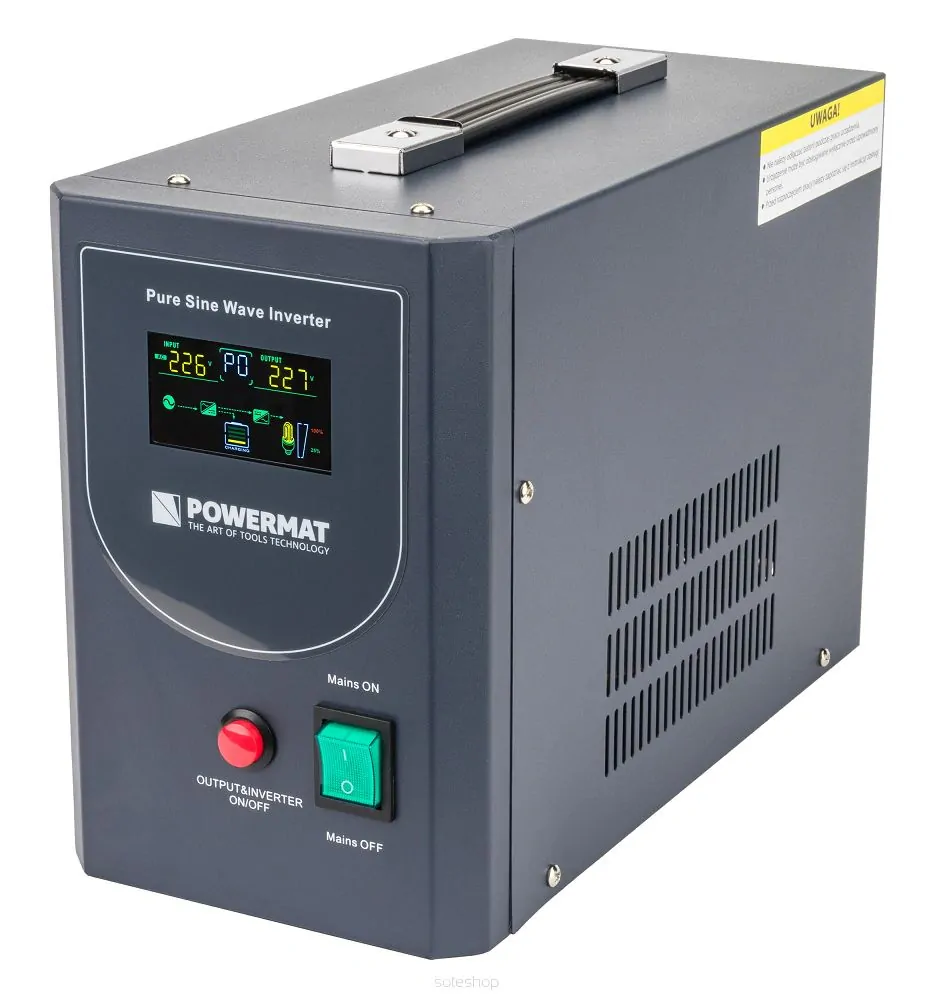 Powermat PM-UPS-500MP Záložný zdroj s LCD displejom pre PC, servery, ochrana UPS LCD 500V 400W