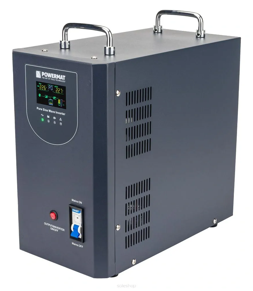 POWERMAT PM-UPS-2000MP Záložný zdroj s LCD displejom pre PC, servery, ochrana (UPS) 2000VA 1600W