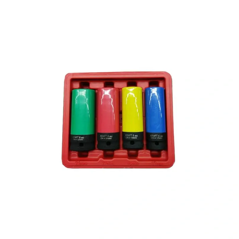 Kraft&Dele KD11751 Nástrčné hlavice kľúče 4 kusy 1/2" L:79