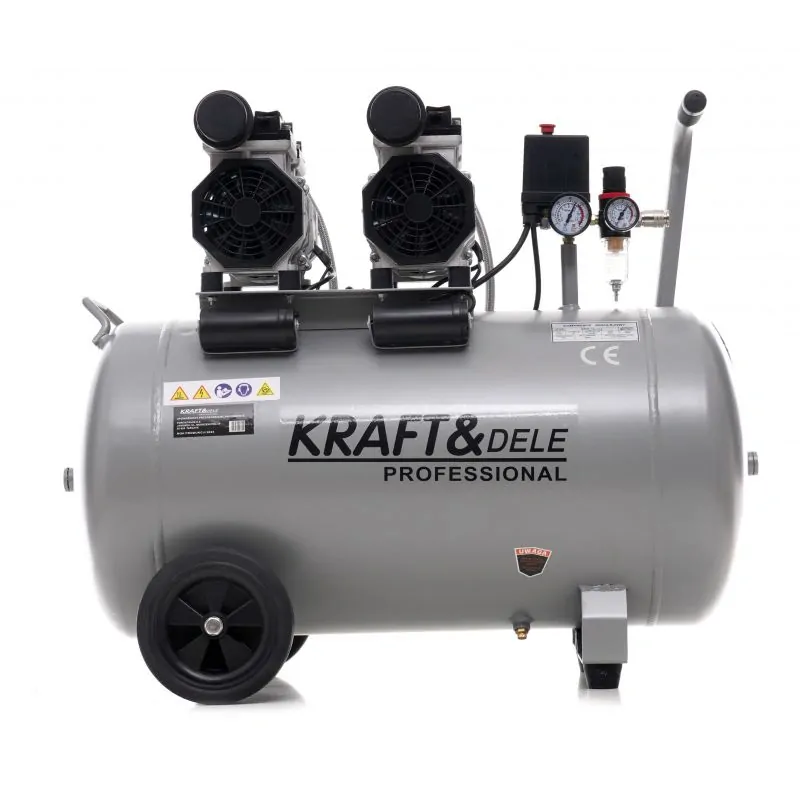 KRAFT&DELE KD1398 BEZOLEJOVÝ KOMPRESOR 100L / 2 x 1500W