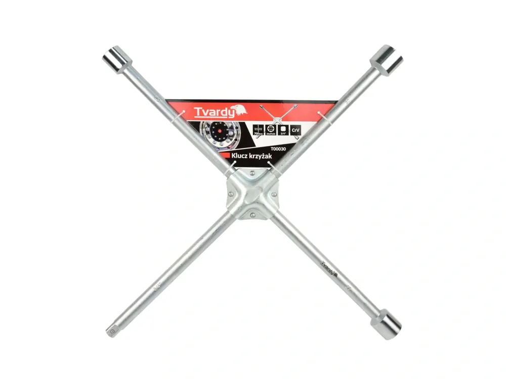 Tvardy T00030 Krížový kľúč na kolesá 24x27x32 3/4" 700 mm CrV