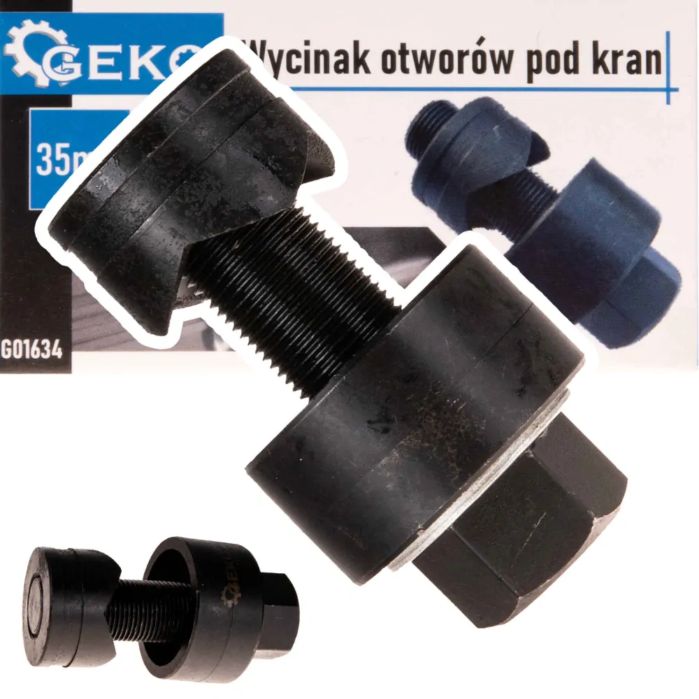 Geko G01634 Vyrezávač otvorov na batériu 35mm