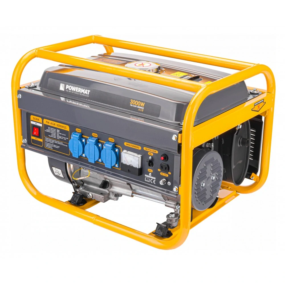 POWERMAT PM-AGR-3000M2S ELEKTROCENTRÁLA GENERÁTOR PRÚDU 3000W AVR