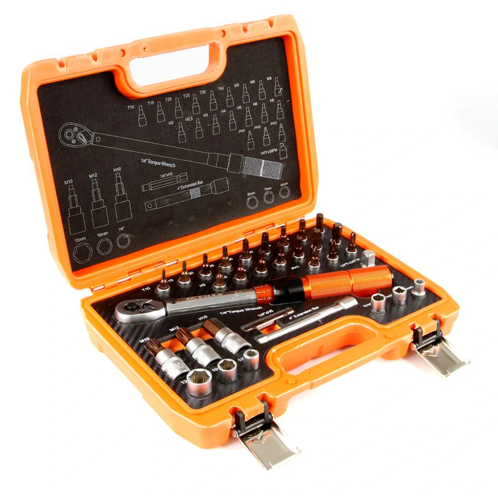 MAR-POL B53574 Momentový kľúč 1/4“ 5-25 Nm BJC