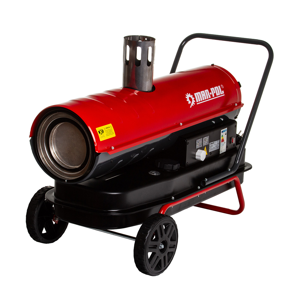 Mar-pol M80934 Naftový ohrievač vzduchu kúrenie 30kW S KOMÍNOM