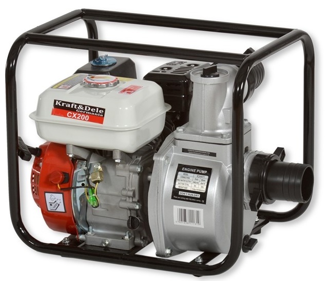 Kraft&Dele KD770 Štvortaktné motorové čerpadlo, výstup 2 "/ 50mm 5,5 HP / 4,1kW