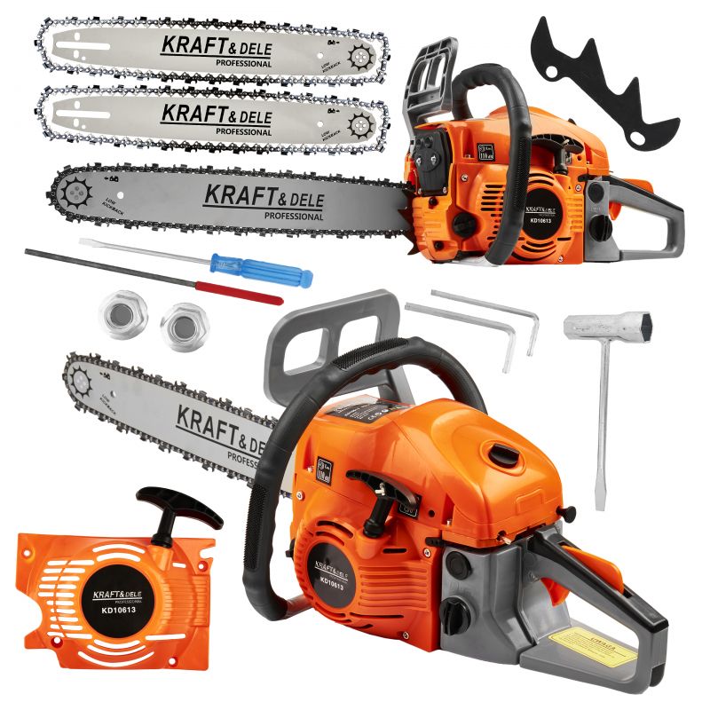 Kraft&Dele KD10613 Motorová píla reťazová benzínová 4,9hp