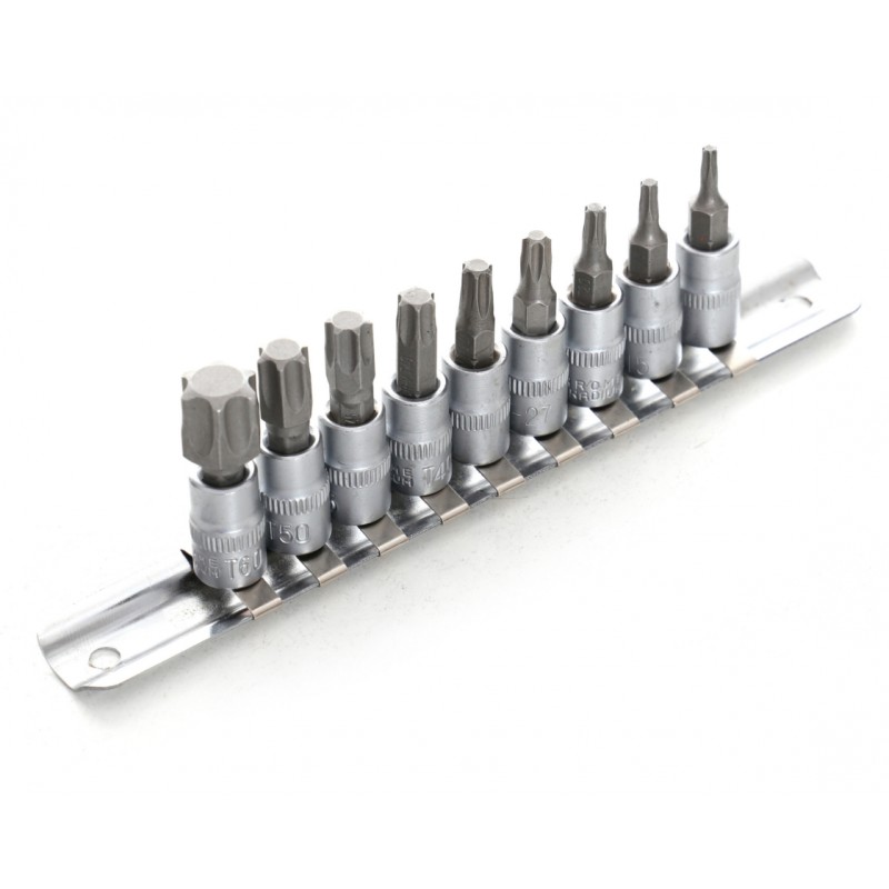 KD10241 Sada bitov 1/4" 9ks kľúče, bity T10-T60