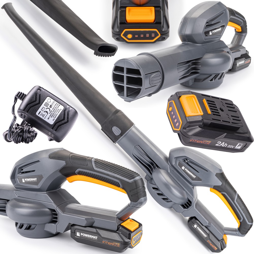 POWERMAT PM-ADDL-20C Akumulátorové dúchadlo fukár lístia 20V 2Ah