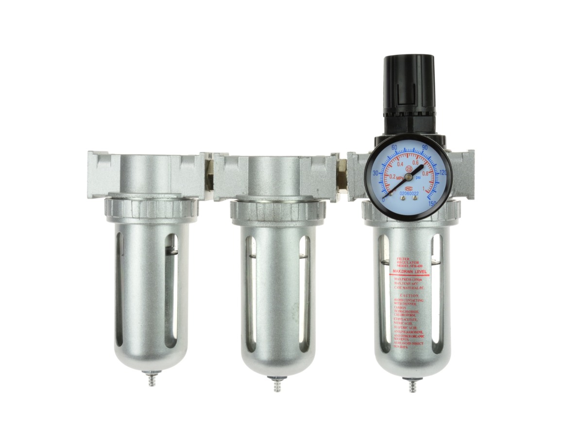 Geko G03160 Trojitý regulátor vzduchu filter odlučovač maznica