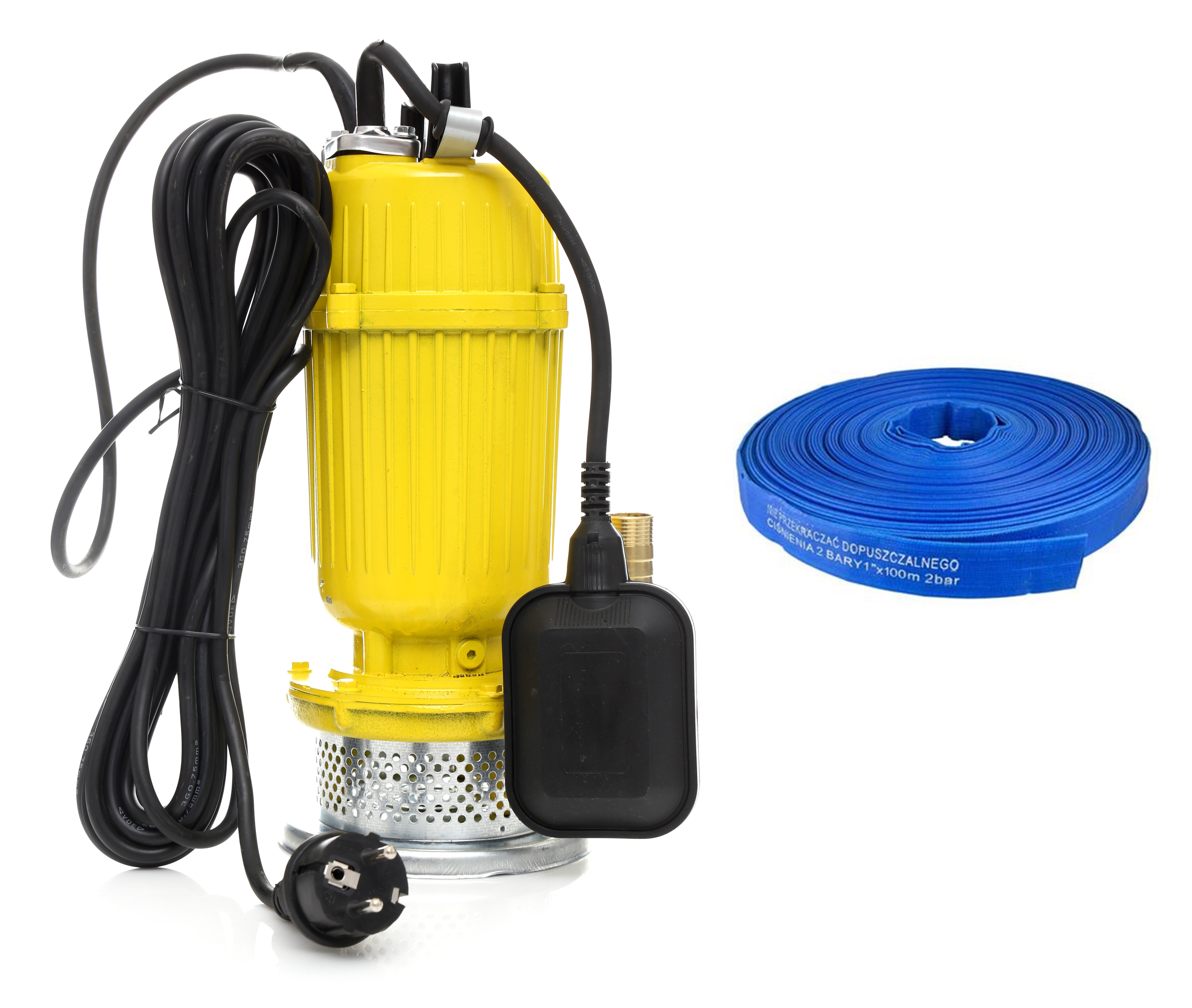 Kraft&Dele KD759 Kalové ponorné čerpadlo 1600W 1" s plavákom + 50m PVC hadica