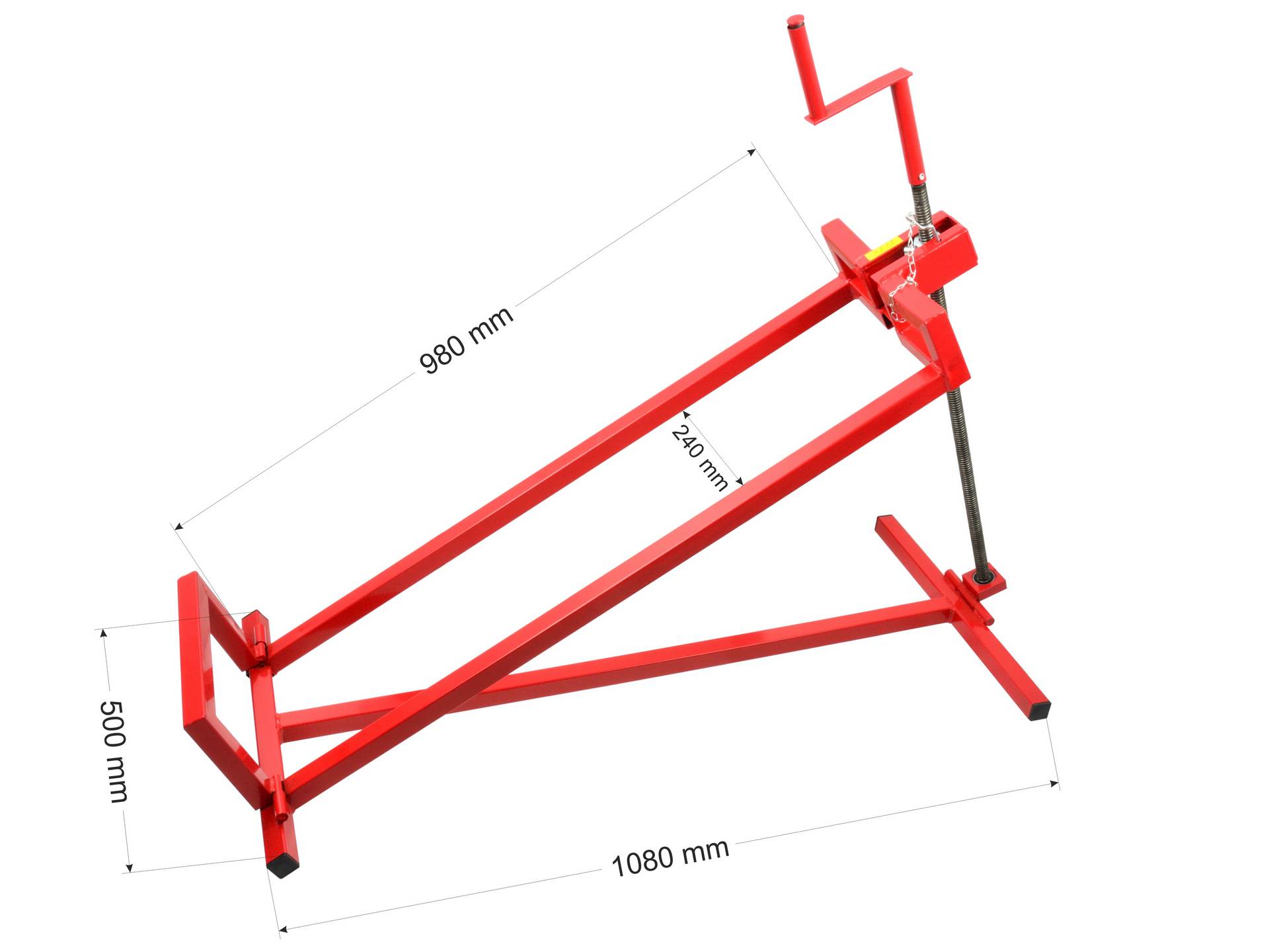 GEKO G02183 Ručný zdvihák pre kosačku, štvorkolku, malý traktor 1080mm