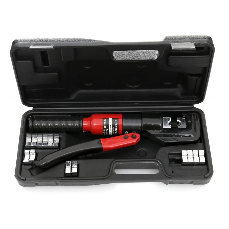 Kraft&Dele KD10341 Hydraulický ručný dielenský lis lisovacie krimpovacie kliešte 4-70 mm