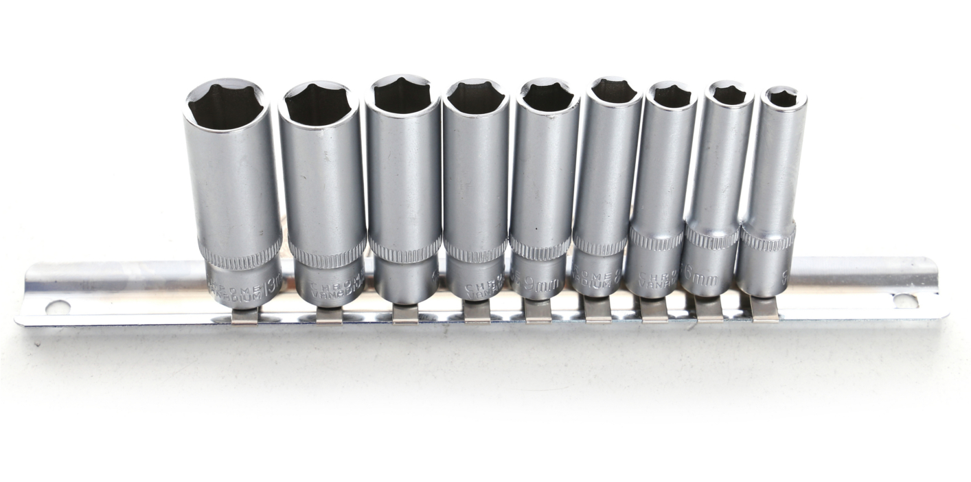 KRAFT&DELE KD10232 1/4" Nástrčné kľúče hlavice 9ks sada