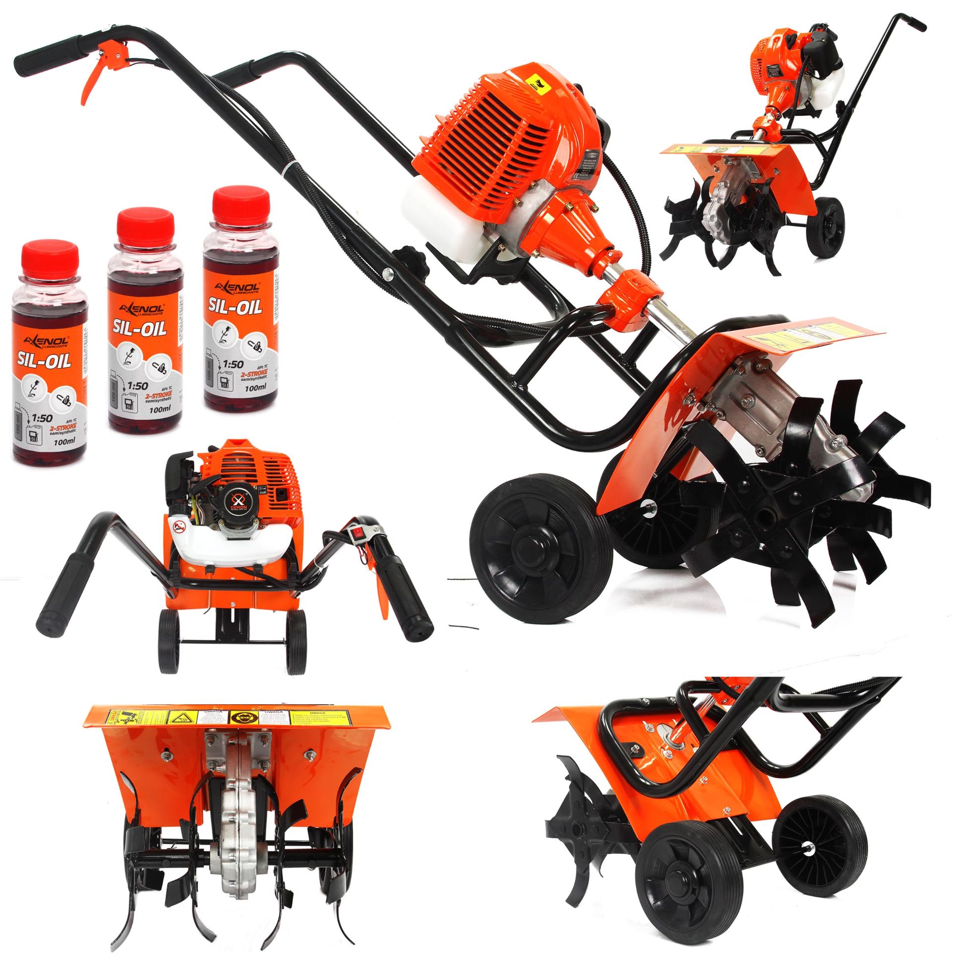 Mar-pol M83260 Motorový kultivátor kyprič 5,2HP DEMON 52 cc