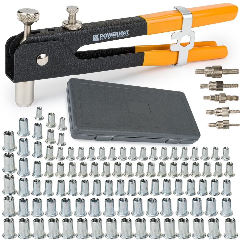 POWERMAT PM-NIR-86SU Ručné pákové nitovacie kliešte, nitovačka nity M3-M8