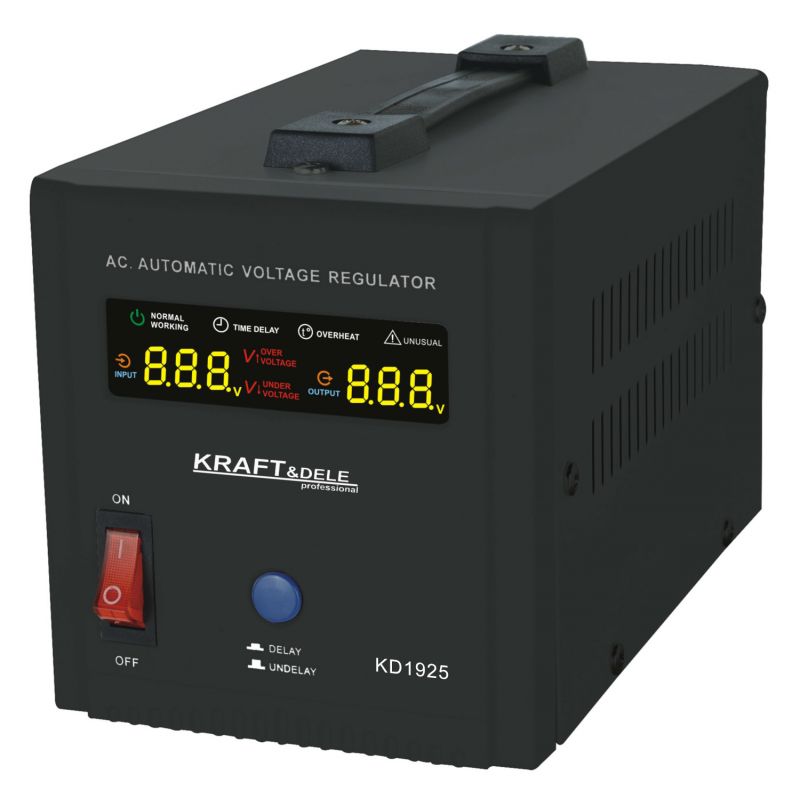 Kraft&Dele KD1925 Stabilizátor napätia regulátor elektrickej energie 1000VA 230V AVR