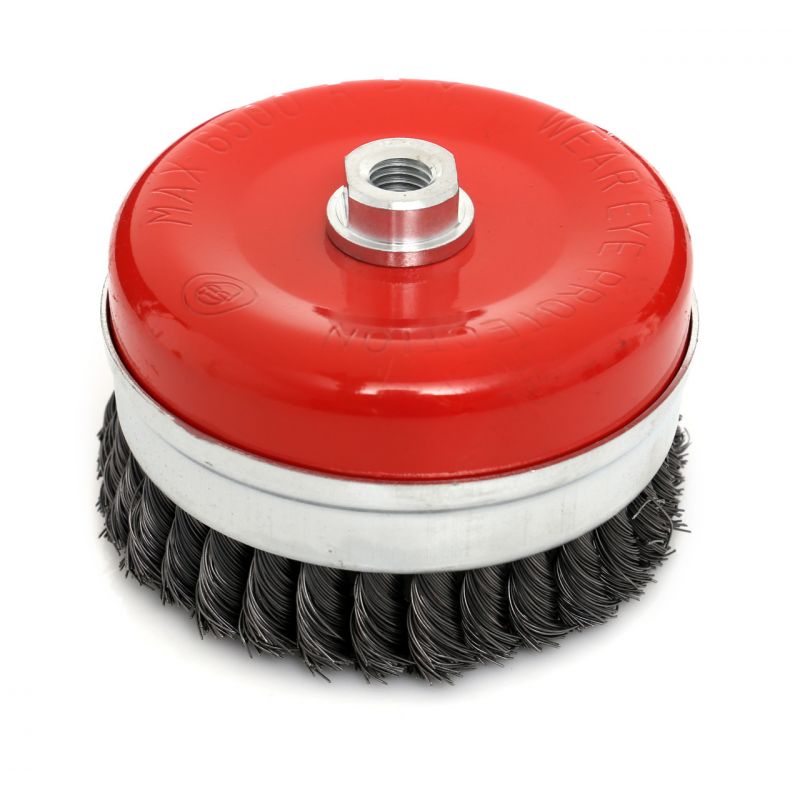 Kraft&Dele KD10979 Drôtená kefa na brúsku, draťák 5" 125mm M14