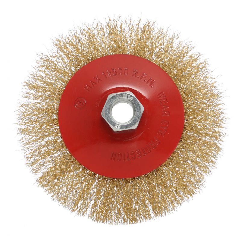 Kraft&Dele KD10982 Drôtená rotačná kefa, oceľ 4"100mm M14