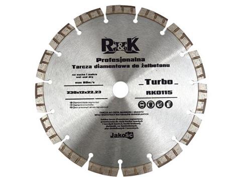 Geko RK0115 Diamantový kotúč na železobetón 230mm x 12 x 22,23mm