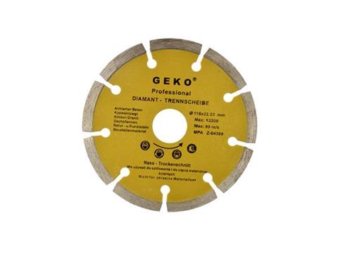 GEKO G00250 Diamantový kotúč na betón segmentový 115x22,2mm