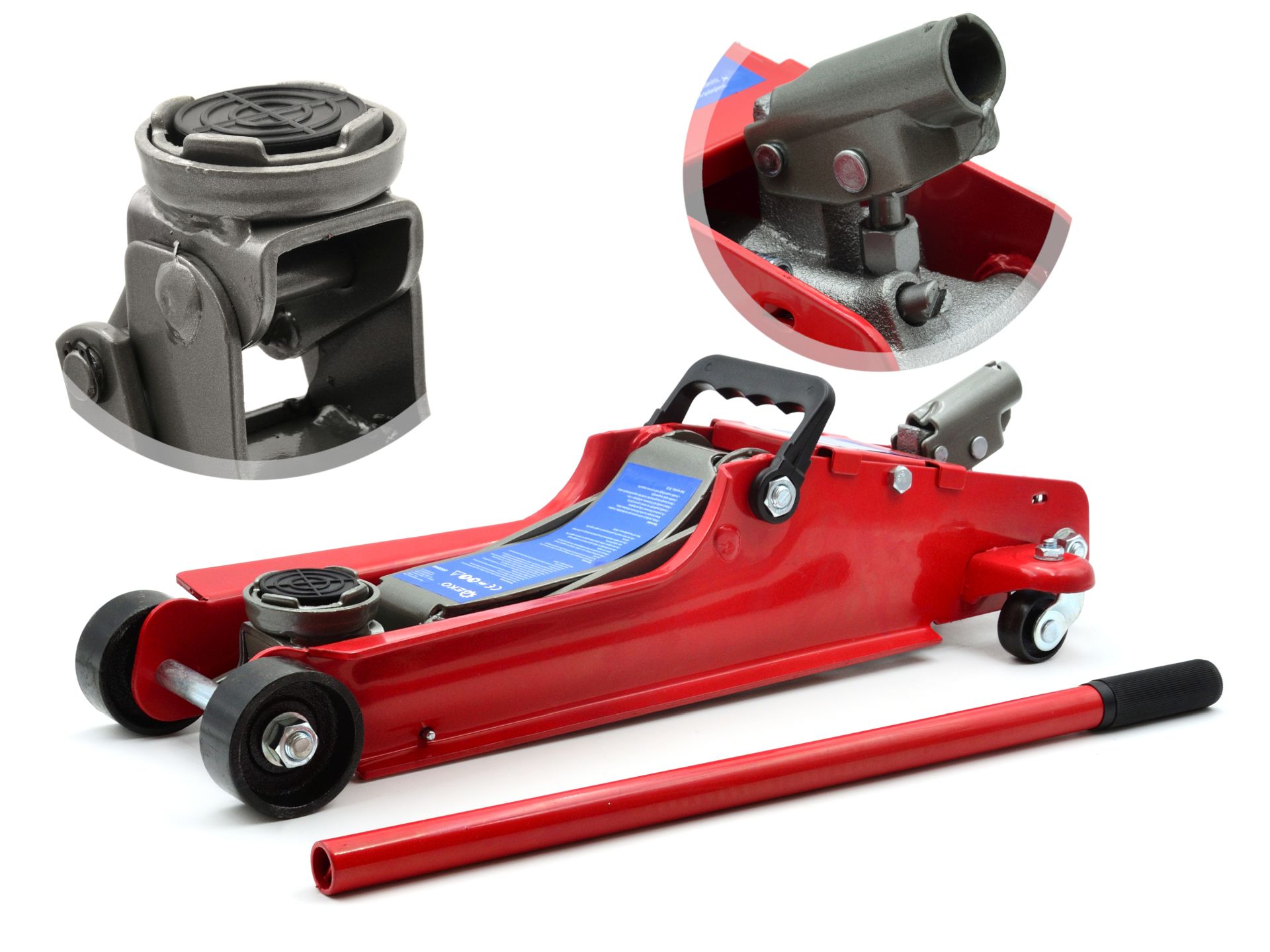 GEKO G02046 Hydraulický nízkoprofilový zdvihák 2,5T 85 mm - 385 mm zdvíhadlo hever