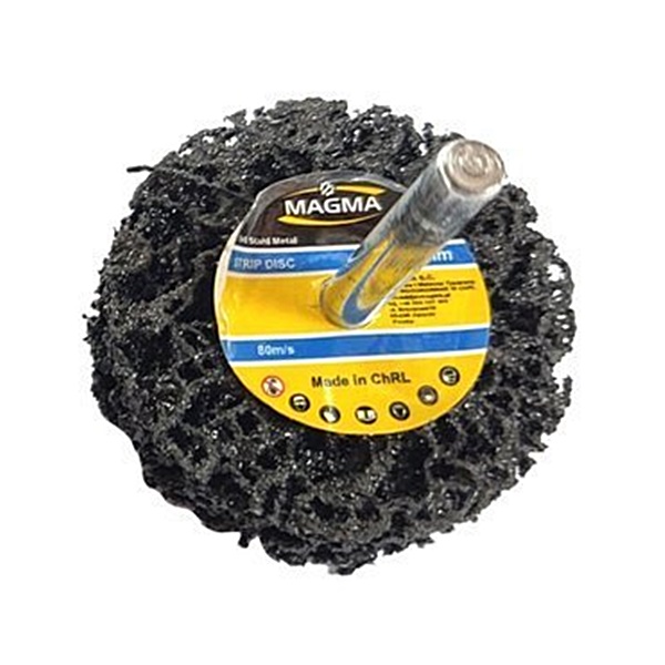 MAGMA Brúsny kotúč na kov so stopkou 32x6mm čierny