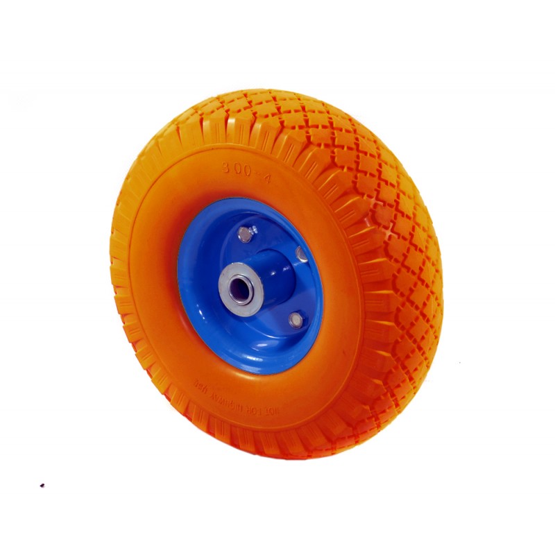 KRAFT&DELE KD463 Nenafukovacie koleso PU 3,00-4 koliesko do vozíkov