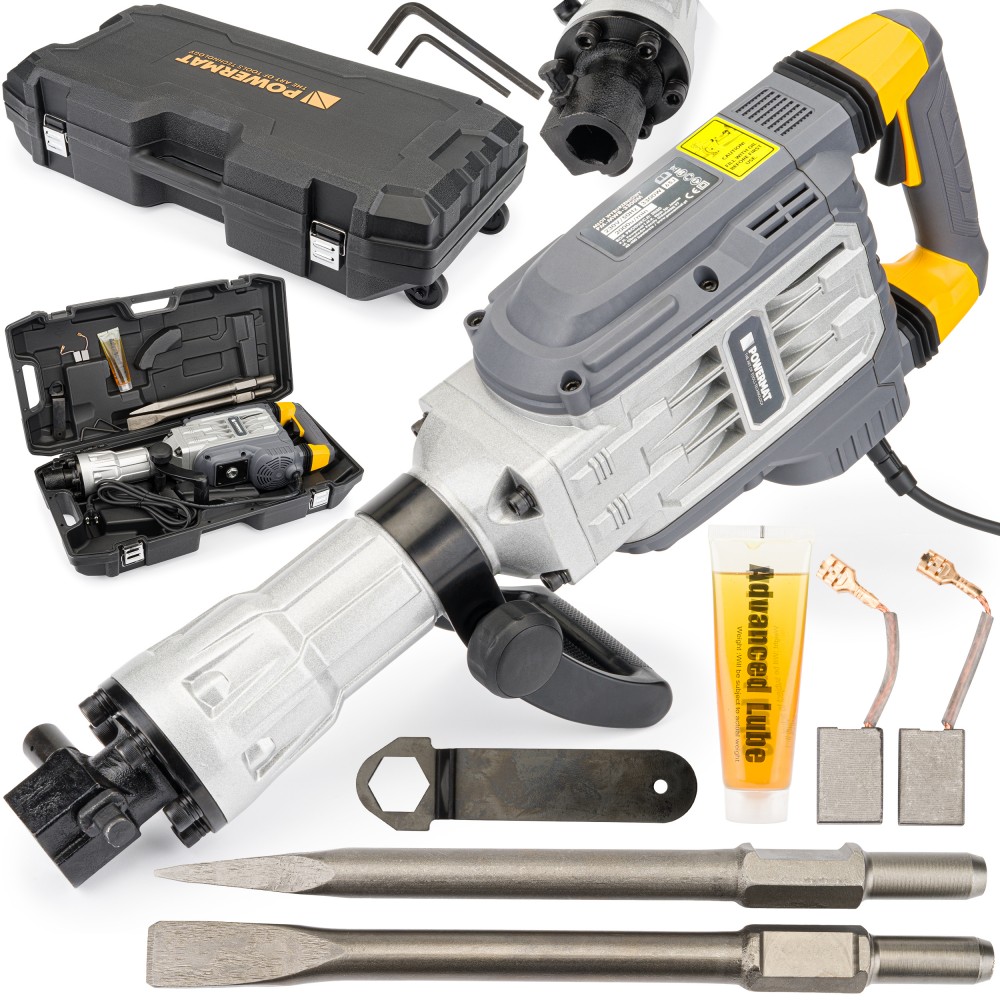 POWERMAT PM-MWB-3300M Príklepové búracie kladivo SDS-HEX 3300W VŔTAČKA