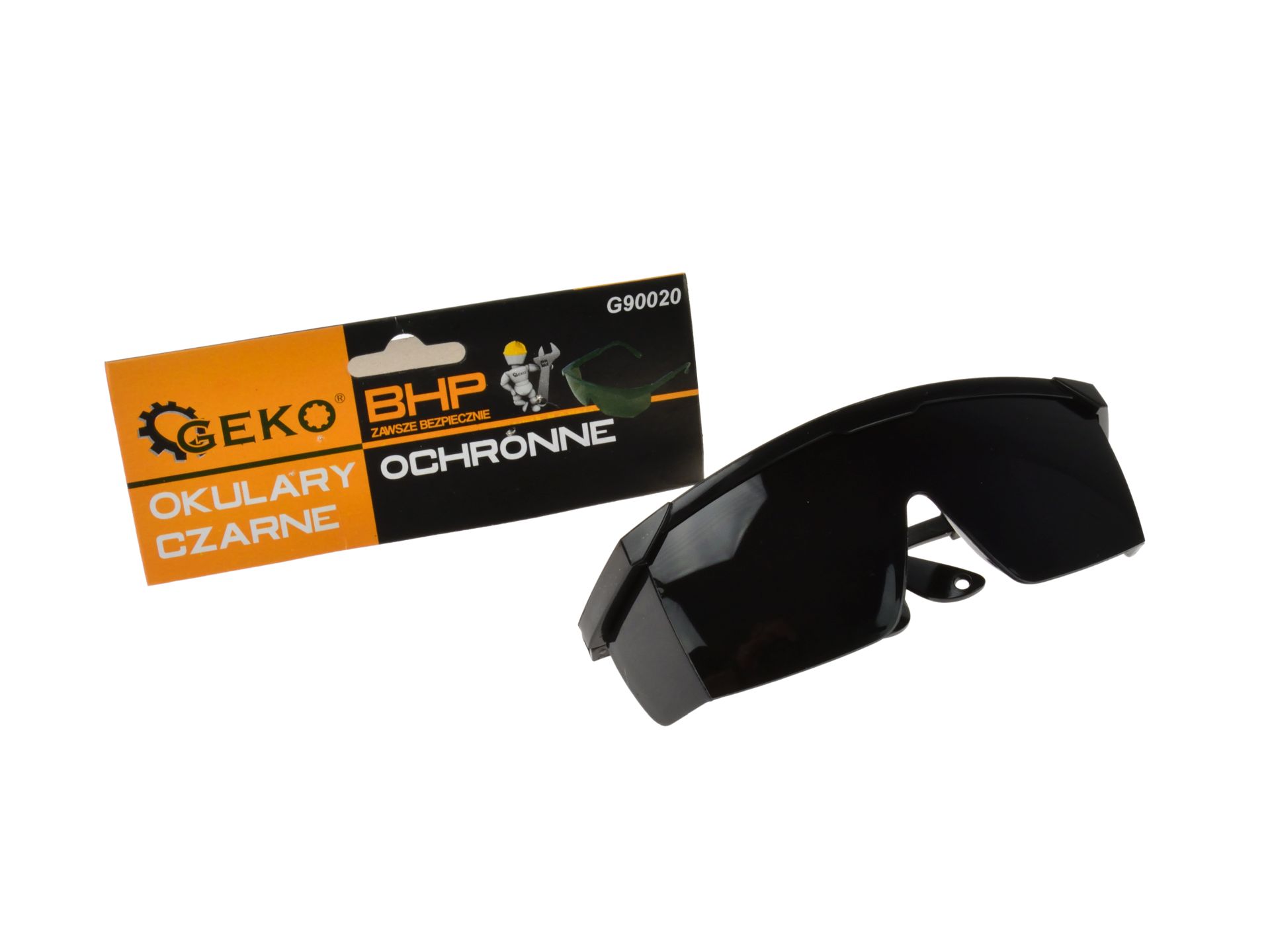 GEKO G90020 Ochranné pracovné okuliare čierne ochrana očí