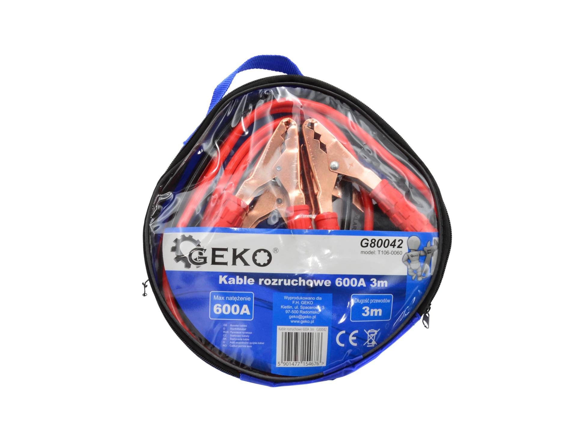 GEKO G80042 Štartovacie káble na akumulátor, autobatériu 600A 3m
