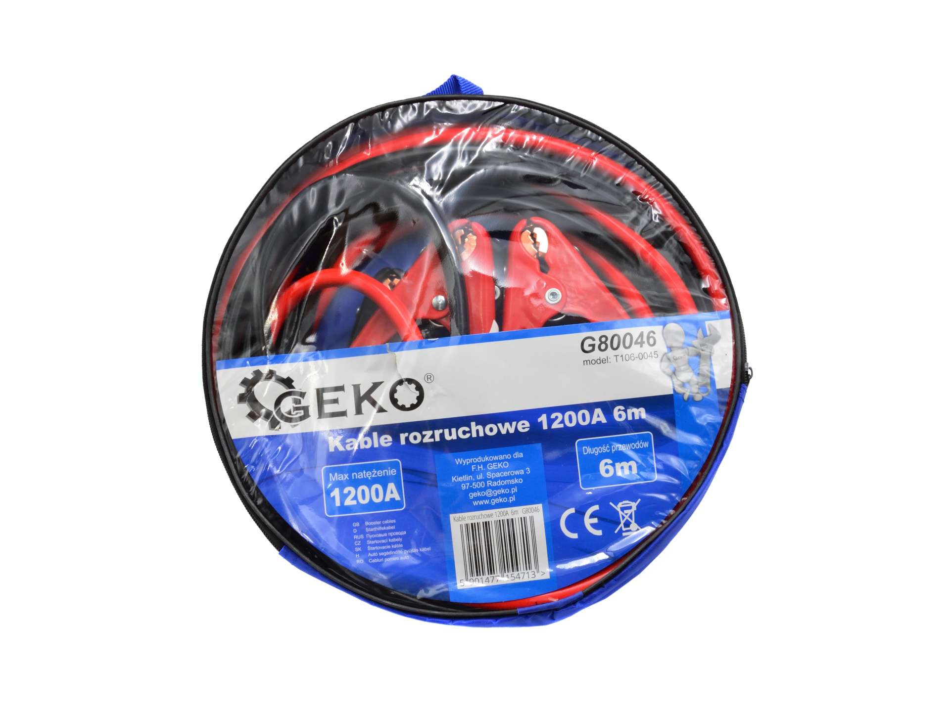 GEKO G80046 1200A m štartovacie káble