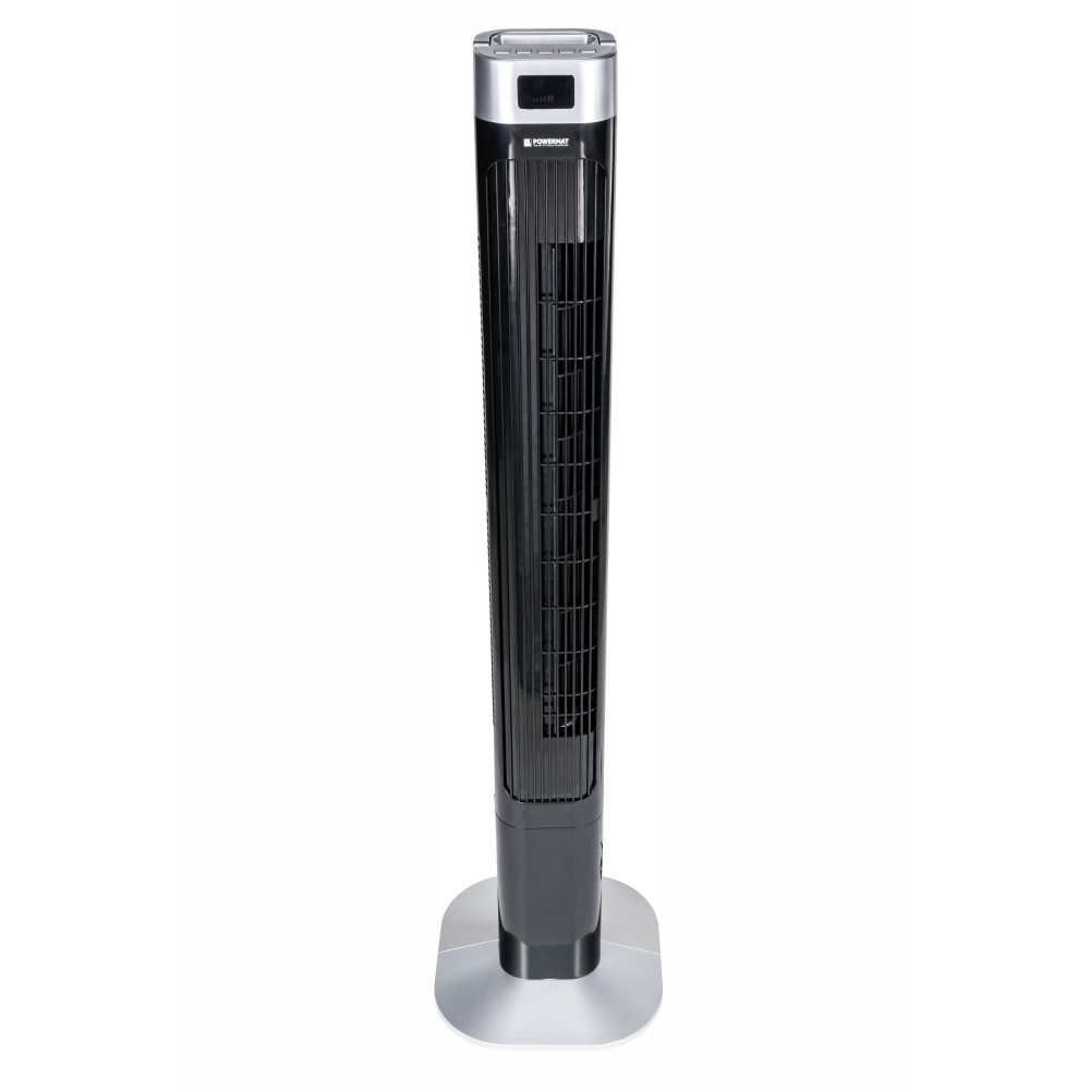 Powermat BLACK TOWER-120 Stĺpový ventilátor 121cm 90W diaľkové ovl.