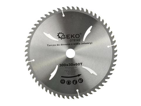 GEKO G78142 Vidiový kotúč na drevo 300mm 30mm 60T na pílu