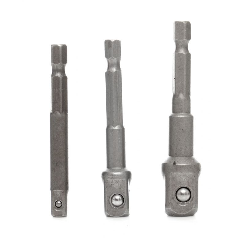 KRAFT&DELE KD1573 Redukcia, adaptér HEX na nástrčné kľúče, hlavice pre vŕtačku 3ks