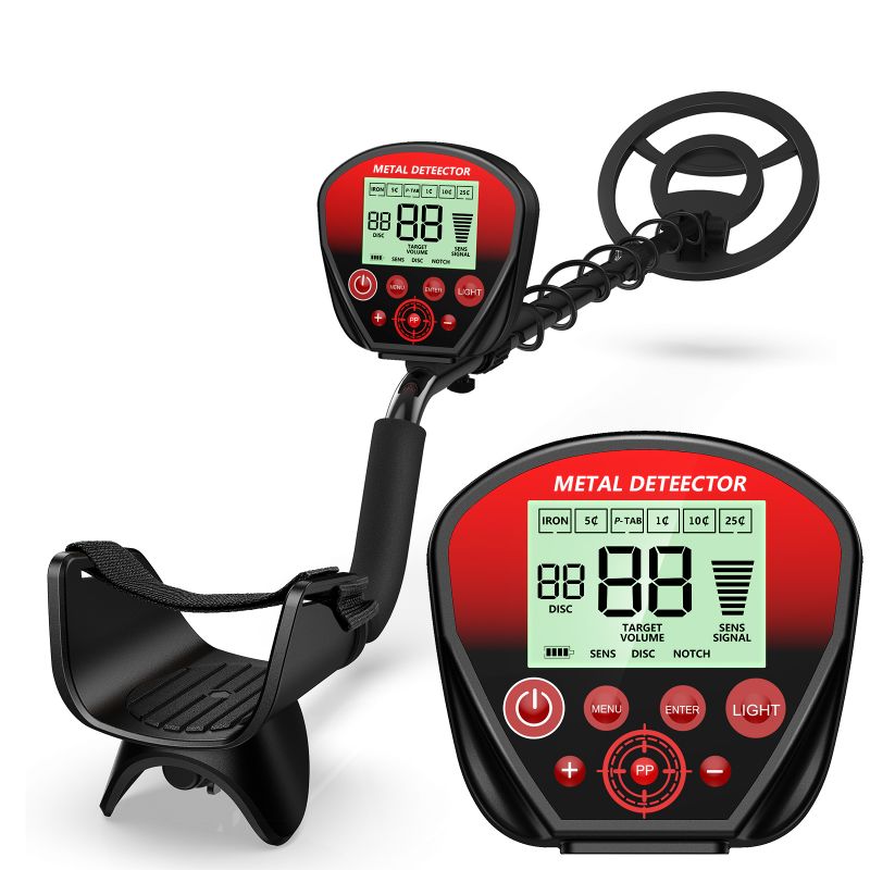 KRAFT&DELE KD10414 Detektor kovov, zlatých, strieborných predmetov, mincí 250mm LCD