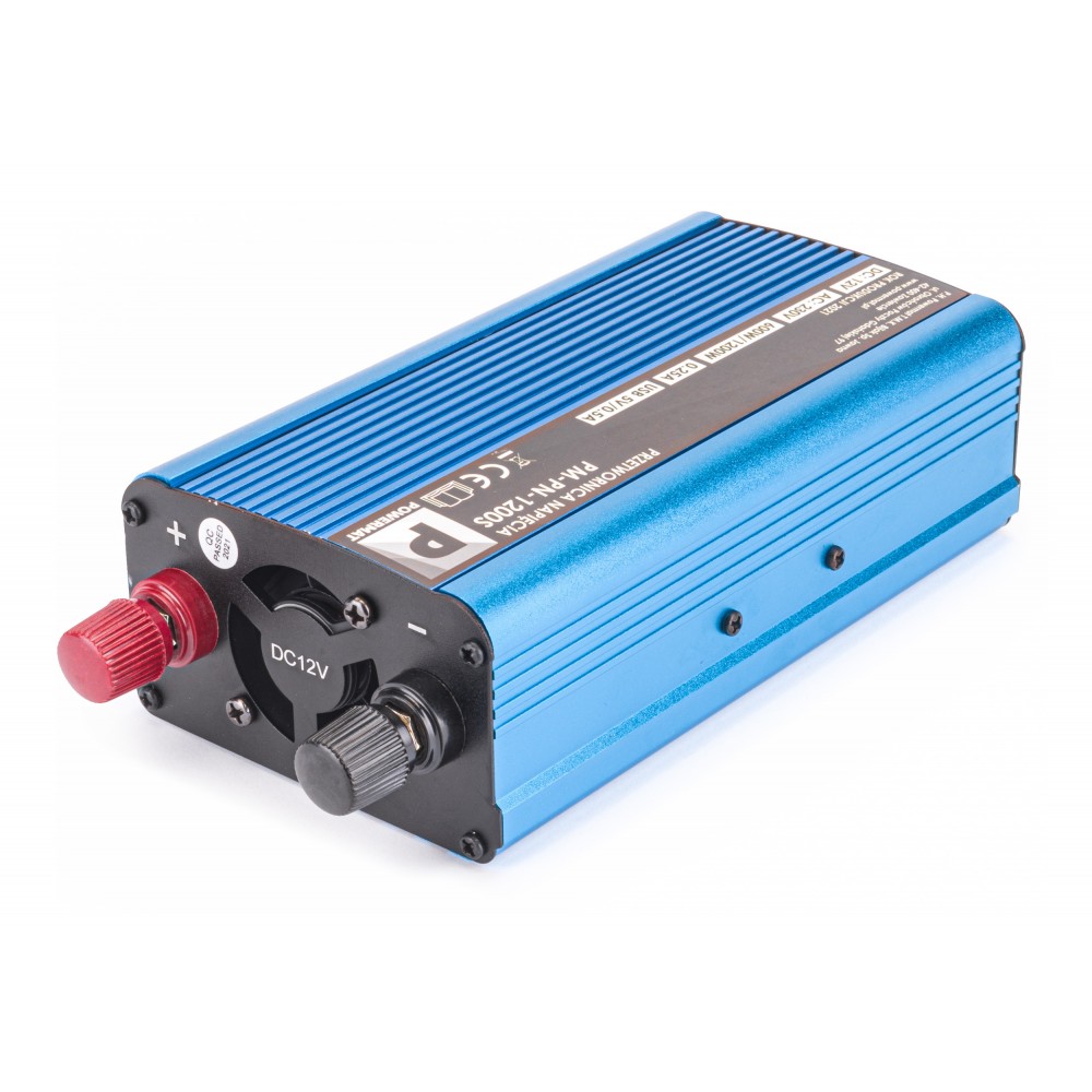 POWERMAT PM-PN-1200S Menič napätia pre vozidlá, autá 12V 1200W