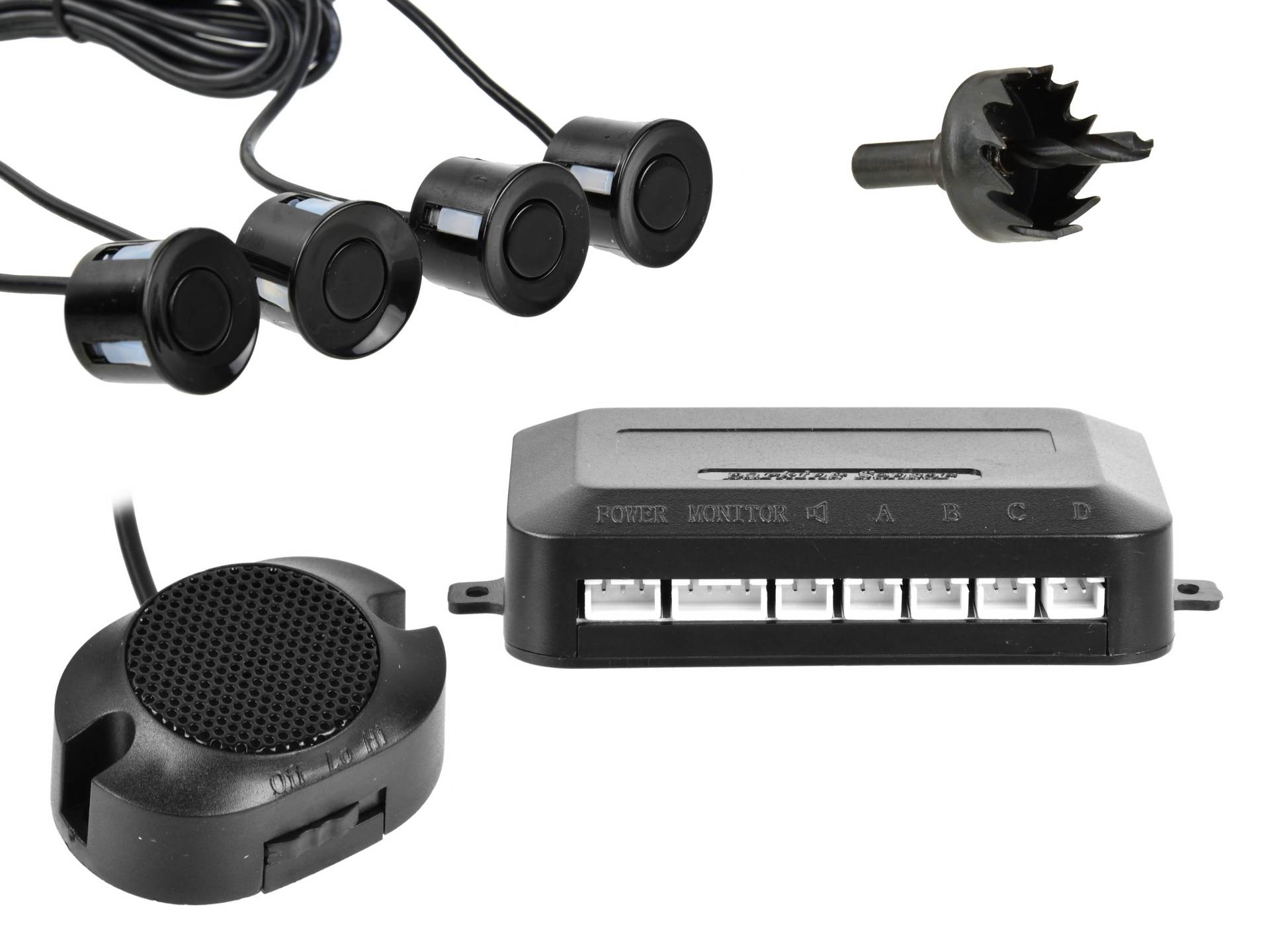 GEKO G02335 Parkovací senzor BUZZER 4 senzory cúvanie parkovanie