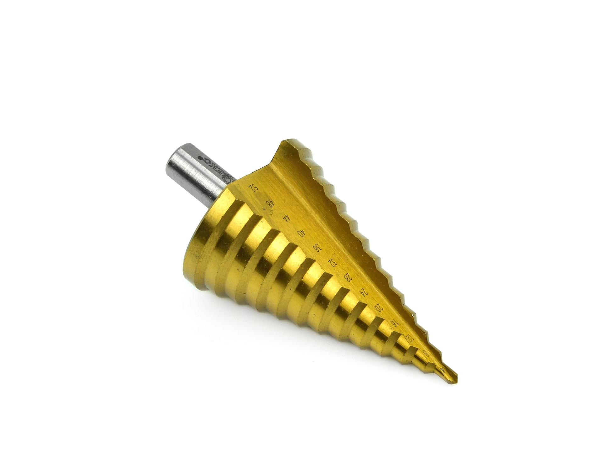 GEKO G38507 Stupňovitý kúžeľový vrták HSS TiN 4-52mm