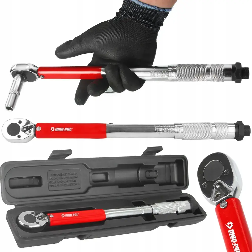 MAR-POL M53584 Momentový kľúč 3/8" 19-110Nm / Profi