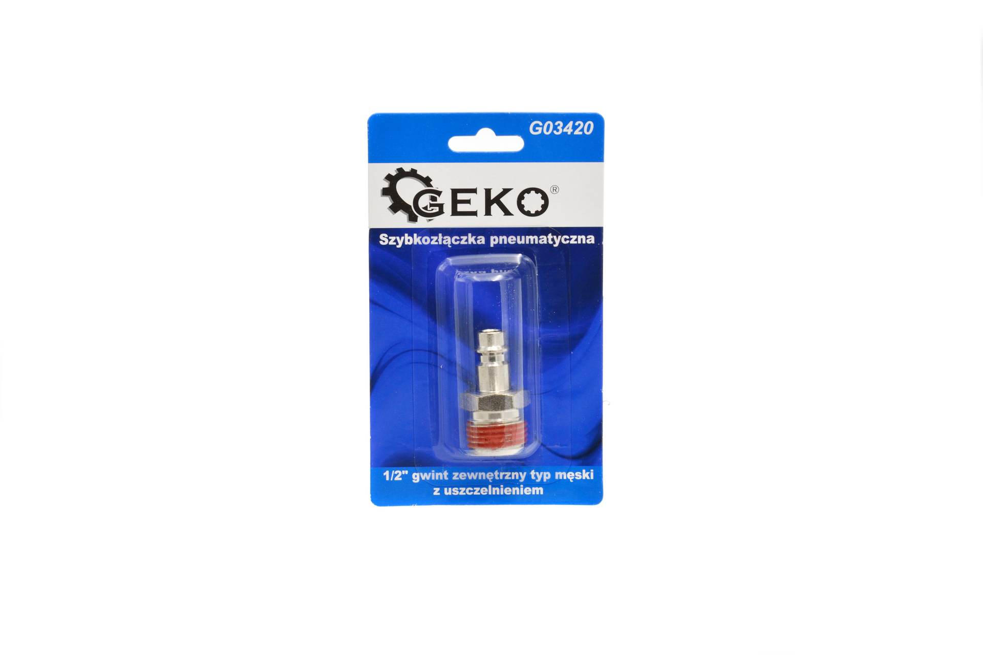 GEKO G03420 Pneumatická rýchlospojka typu 1/2" vonkajší závit s tesnením