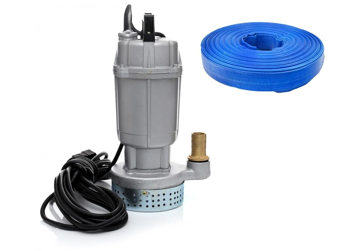 KD767 Kalové ponorné čerpadlo 1600W 1" + PVC hadica 20m 1"