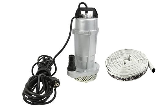 GEKO G81403 Kalové čerpadlo 370W QDX-0,37 do studne so sitkom + hadica 20m 1"
