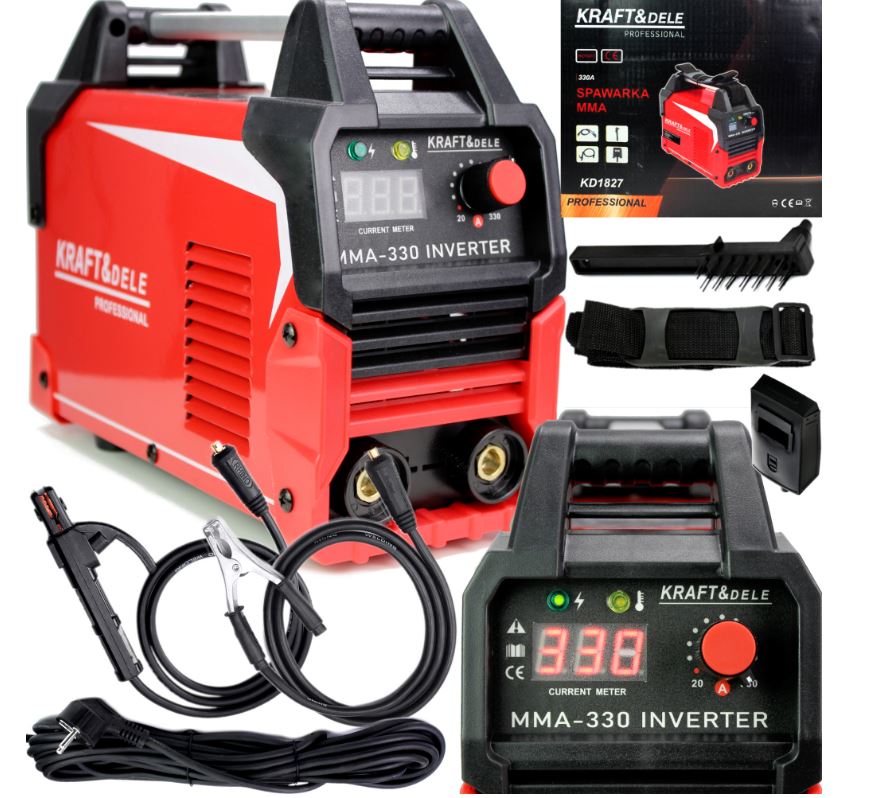 KRAFT&DELE KD1827 Invertorová MMA zváračka 330A IGBT displej LCD