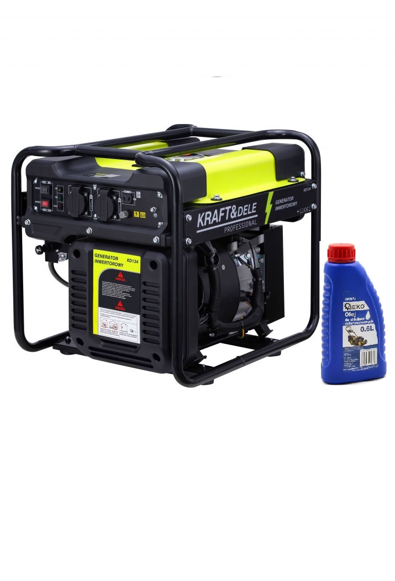 Kraft&Dele KD134 ELEKTROCENTRÁLA GENERÁTOR PRÚDU 4kW 230V olej