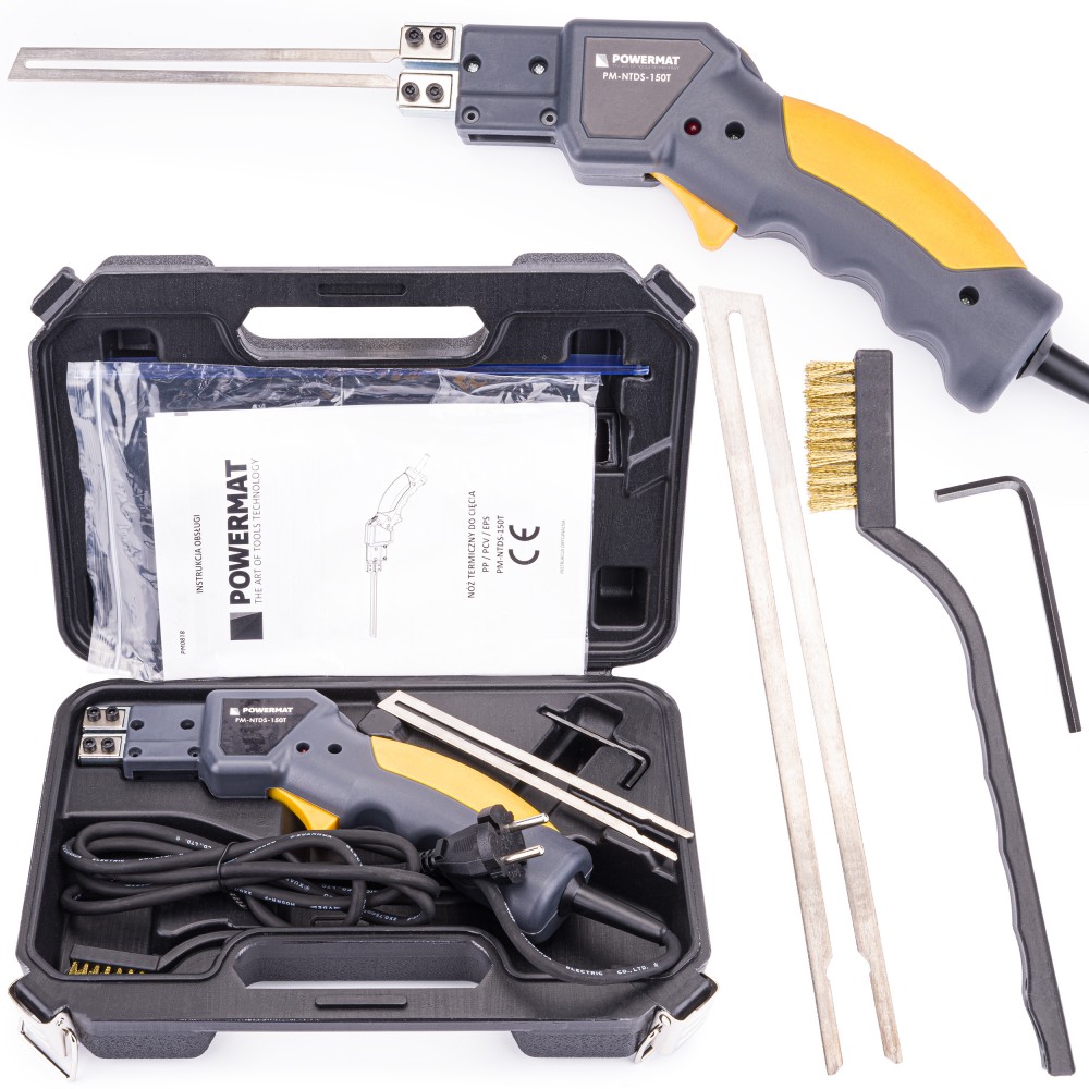 POWERMAT PM-NTDS-150T Elektrický tepelný nôž na polystyrén PVC PP 150W 170mm