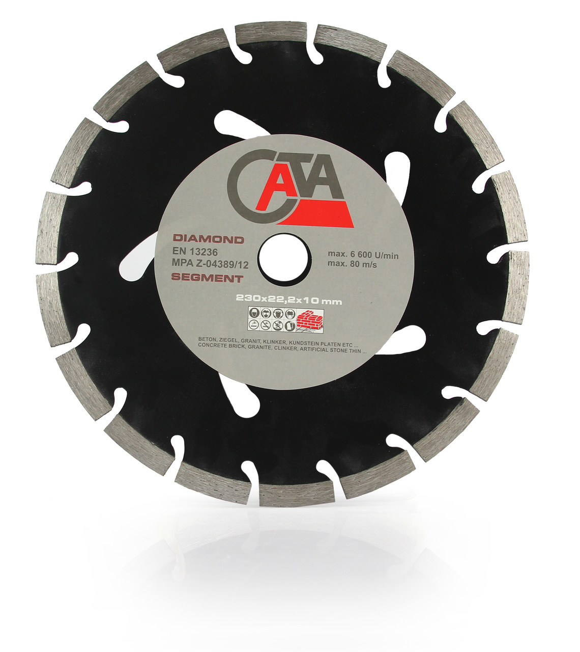 MAR-POL M08530C Diamantový segmentový kotúč CATA 230x22,2x10mm