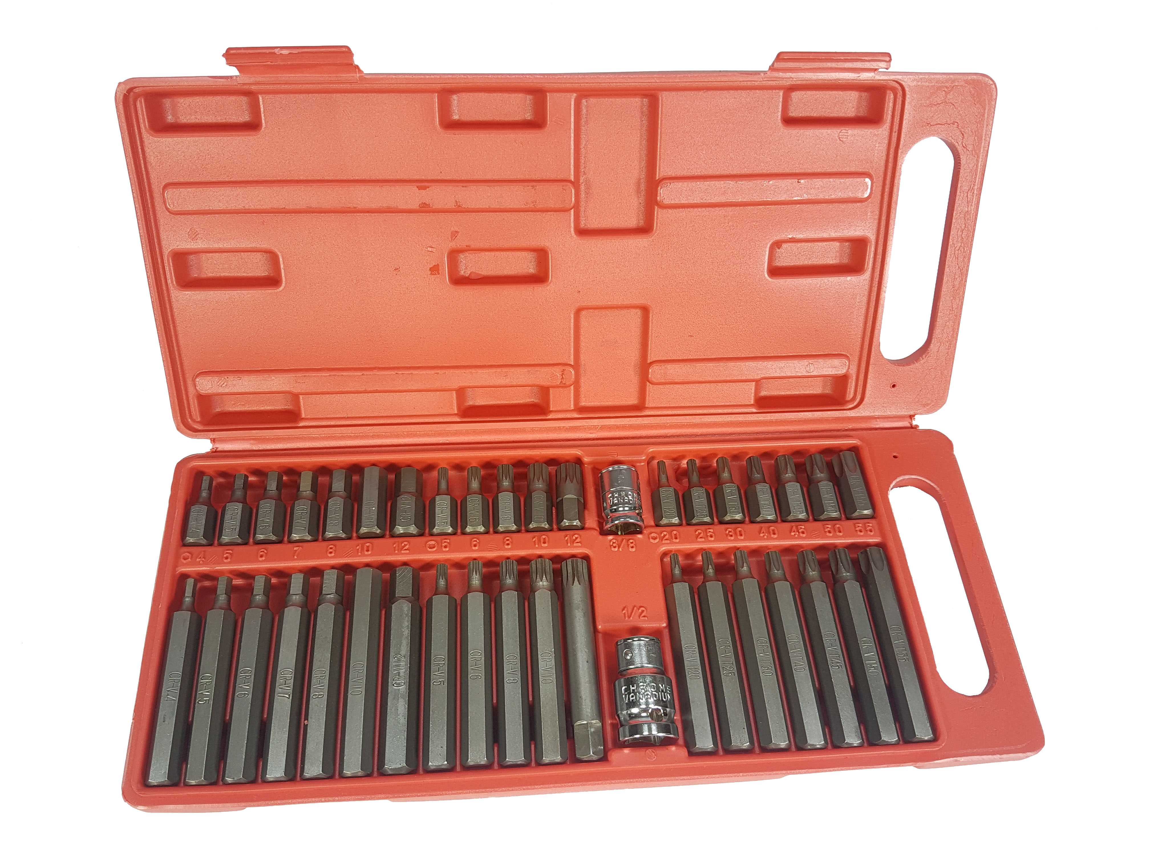 MAR-POL M66400 Bity kľúče 40ks IMBUS TORX SPLINE