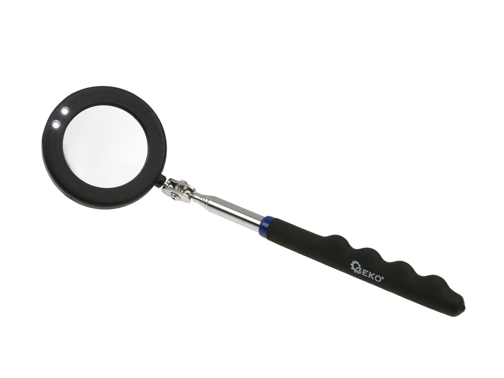 GEKO G03217 Teleskopické kontrolné zrkadlo s lampou, s osvetlením 280-870mm